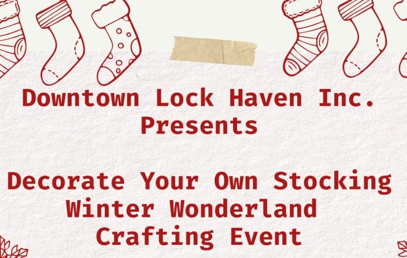 Make Your Own Stocking Craft Event 2026